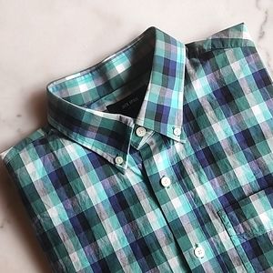 Jack Spade Short Sleeve Button Down Shirt Men's Large